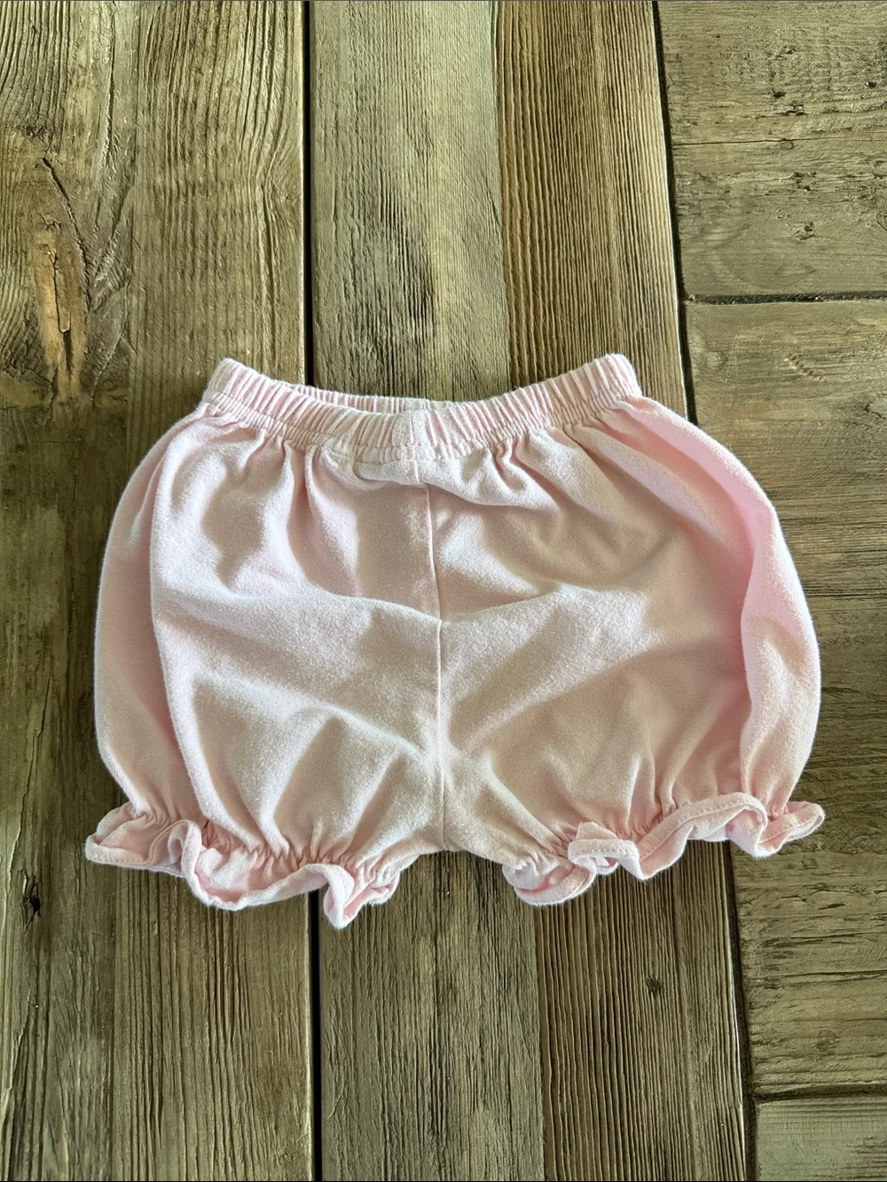 Trotter Street Kids Pink Ruffle Baby Bloomers - 9 months